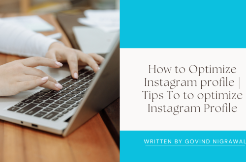 How to Optimize Instagram profile | Tips To to optimize Instagram Profile