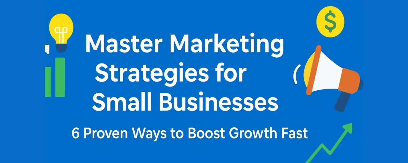 Master Marketing Strategies for Small Businesses to Boost Growth Fast